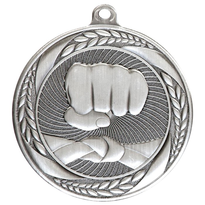 55MM SILVER FIST MEDAL 